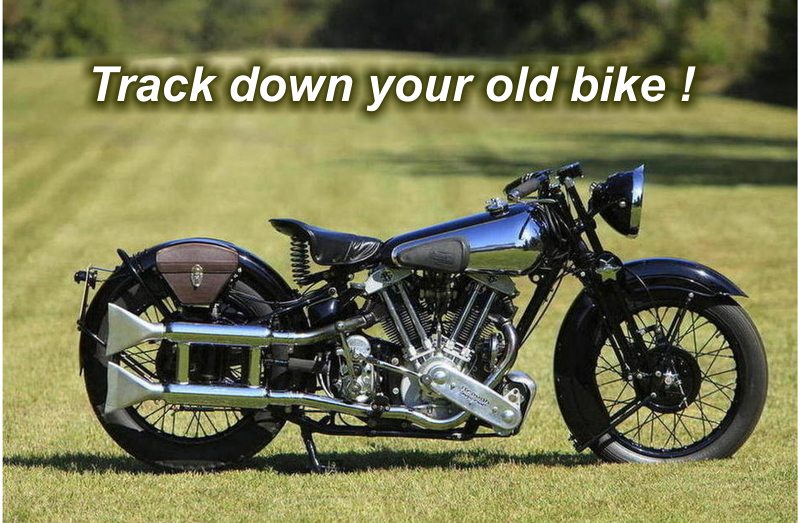 Find your old motorcycle